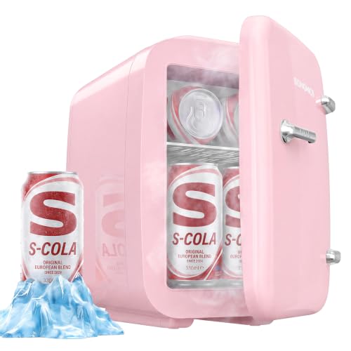 SONGMICS Mini Nevera Portátil, Frío y Calor, 4 L