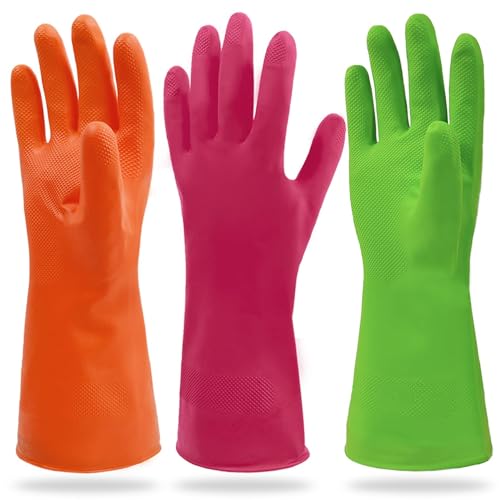 Reusable Rubber Gloves (3-pk)