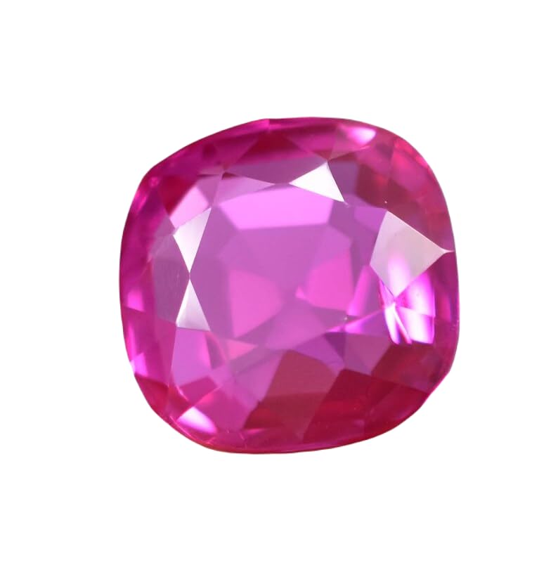 Saphir rose naturel haut de gamme en taille coussin pour bague et pendentif