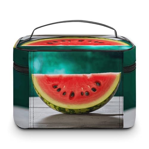 Foldable Travel Luggage Bag for Men And Women, Dry And Wet Separation Portable Travel Luggage Bag, Watermelon with Smiley Printed Waterproof Sports Luggage Bag, Fitness Bag3