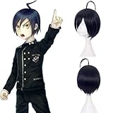 Wcydress Saihara Shuichi Cosplay Hair Wigs+One Cap Short Men Hair wigs