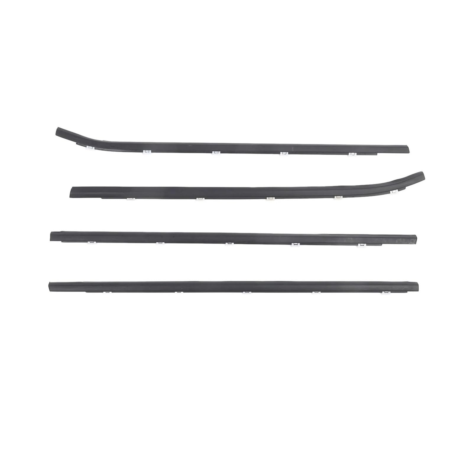 Toudayuhp One Color 4Pcs Car Door Window Weatherstrip Windproof Water Decorative 82210 2L000 Compatible With I30 2008 To 2011