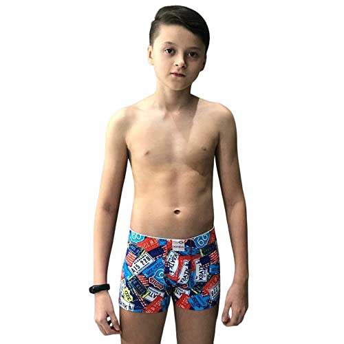 Cueca adolescente boxer juvenil estampada Cor:Sortido;tamanho:P