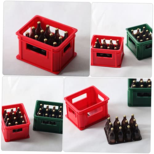 Gadpiparty Mini Caixa Imitação De Cerveja Acessórios Cosplay Acessórios De Boneca Mini Casa De Bonec