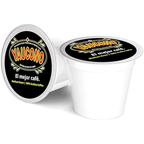 Yaucono Ground Medium Roast Arabica Coffee Single-Serve Pods, 72 Count, Compatible with Keurig K Cup Brewers Cover