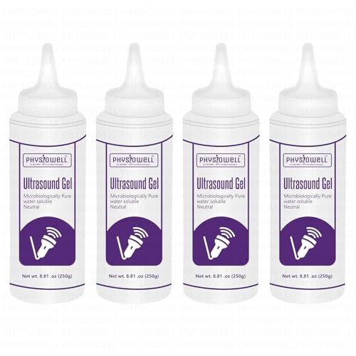 Image of Physiowell Ultrasound Gel Bottle Use for Diagnostic and Physiotherapy Machine (Pack of 4)
