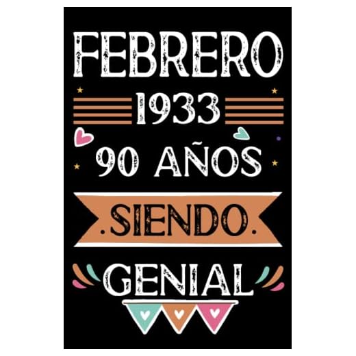 CUADERNO, Febrero 1933, 90 Años Siendo Genial: Libro de visitas, cuaderno, 110 páginas de felicitaciones, idea de regalo, regalo Para la esposa, novia, mujer, La madre