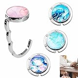 ◆Possibilités d'Utilisation Diverses: Porte-sacs de table crochet léger et compact, facilement transporter, plier le porte-sacs facilement sur et le mettre sur la table ou surface de travail il convient très bien pour les restaurants, bars, cafés, bureaux.