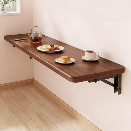Table rabattable murale en panneau de particules 140 cm