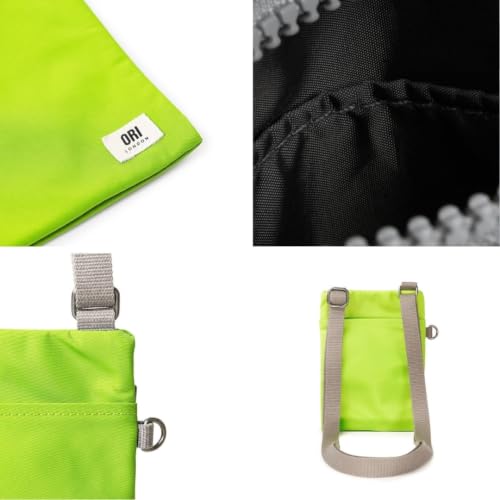 Image of ORI LONDON Crossbody Bag - Chunky Zip, Adjustable Strap, & Multi Pockets for Mobile Phones, Cards & More - Chelsea