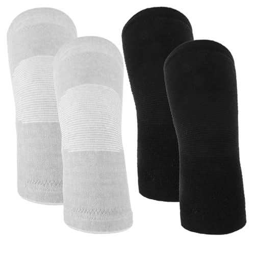 HANABASS Protective Knee Cover 2 Pairs of Men's Knee Wraps Thicken Leg Sleeve Cycling Pad Warm Leg Wrap Comfortable for Outdoor Activities