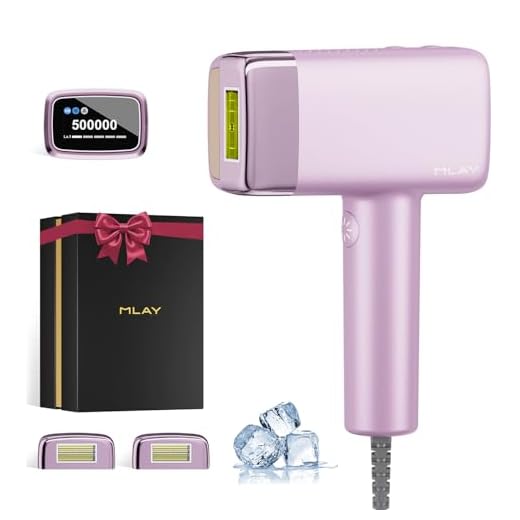 Depilador a Laser IPL com Resfriamento MLAY T14, Aprovado pela ANVISA, Luz Pulsada para Uso Doméstico, 1,5 Milhão de Flashes, Unissex, Depilação Eficiente para Rosto, Axilas e Corpo – Rosa