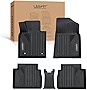 LASFIT Floor Mats Fit for 2018-2023 Toyota Camry, FWD Only (Not Fit for Hybrid or AWD), All Weather Custom Fit Car Floor Liners 1st & 2nd Row, Black