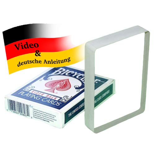 ProTriXX Crystal Deck - Glass Deck | Verschwindendes Kartenspiel, Vanishing Deck, Vanishing Cards | Kartentricks und Zauberartikel für Erwachsene