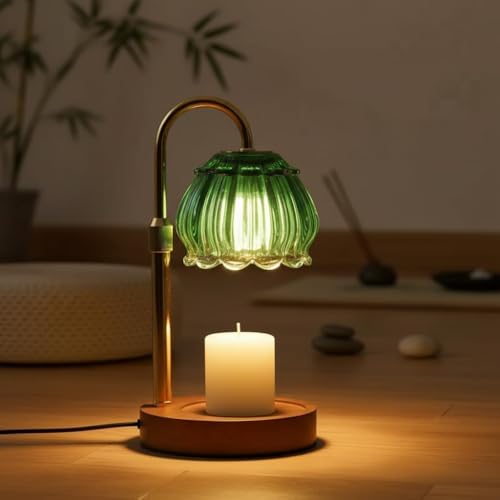 Hohysun Candle Warmer Lamp with Timer Dimmable House Warming Gifts New Home Decor Birthday Gifts for Women Mom Wax Melt Warmer for Jar Candles