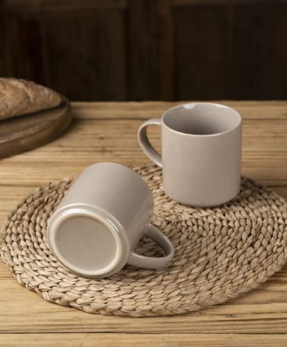 Famiware Nebula 6 Pieces Coffee Mug, 12 Oz Catering Mugs With Handle For Coffee, Tea, Cocoa, Milk, Cinnamon Brown #TOP4