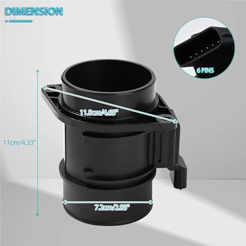 Capteur de débit d'air massique MAF pour injection diesel Trafic Mk2 - 6