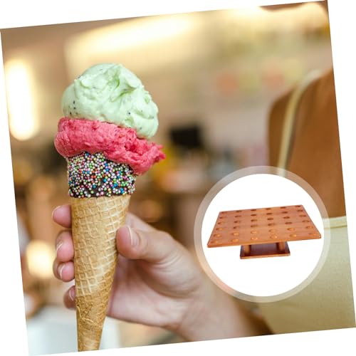 Support cornets de glace et sushis Alipis en bois poli de qualité - 6