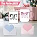 Imagen de KQWVZ 350ml Tazas para Futuros Padres con 2 Tarjetas de Felicitación