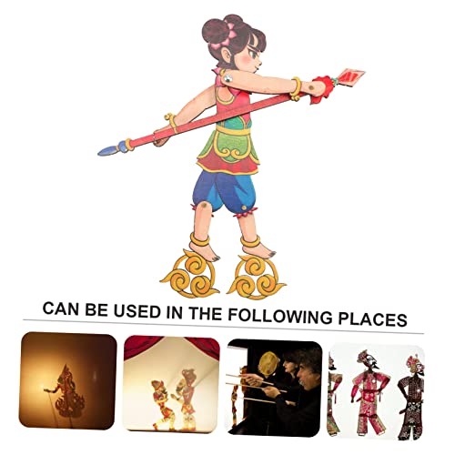 Holibanna Fantoches Para Artesanato Em Madeira Fantoches De Sombra DIY Fantoches De Sombra Chineses