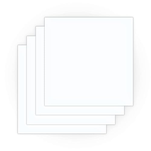 Hojas de estireno .040 pulgadas, 12 x 12 pulgadas, color blanco, paquete de 4 disponible en Yaxa Colombia