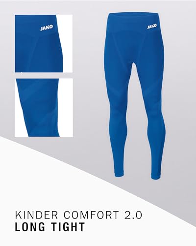 JAKO Kinder Long Tights Comfort 2.0, Sportroyal, XS