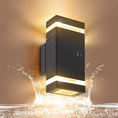 CANMEIJIA LED Wall Light, Outdoor Wall Lights IP65 Waterproof Outside