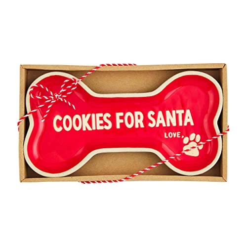 Mud Pie Pet Cookies for Santa Christmas Plate, 4