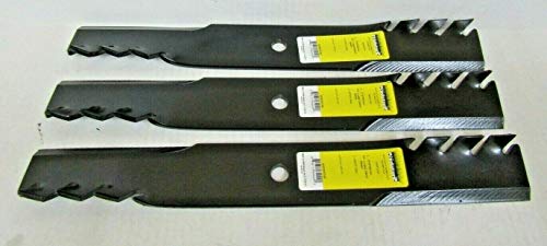 3-Pack Replacement Mower Blades For Hustler Raptor SD, Fastrak, Super Z - 54" Deck