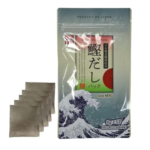 Paquete de caldo Tastrip Dashi – Base para sopa japonesa (8 g × 5 paquetes) | Sin glutamato monosódico, umami, bonito seco japonés | Para ramen, sopa de miso, udon