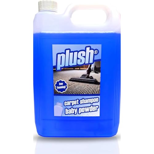 Carpet Shampoo Cleaner & Odour Deodoriser 5L Plush (Baby Powder)