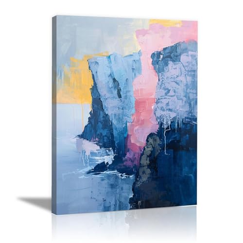 Impression sur toile intissée haut de gamme avec cadre élégant pour salon moderne 50x70cm