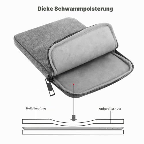 MoKo Tablet Tasche7-8 Zoll Schutzhülle, Slim Sleeve für iPad/Galaxy – Ansicht 4