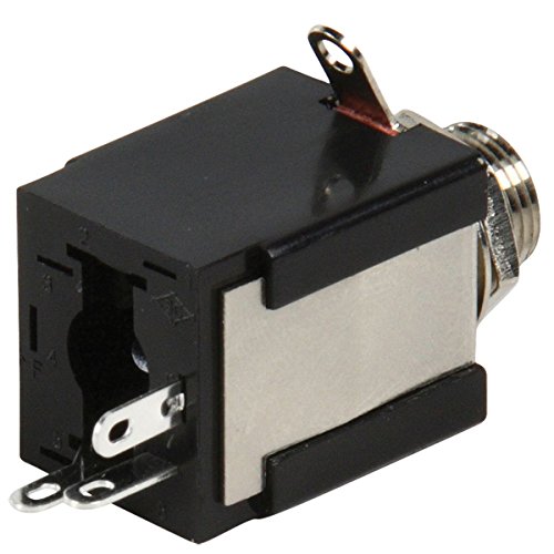 Preisvergleich Produktbild Valueline jc-118 6,35 mm Stereo (F) schwarz Aderverbinder Verbinder Fäden (schwarz)