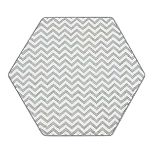 Minnebaby Hexagon Playpen Mat Compatible with hiccapop Portable Playpen & Regalo Play Yard, Non-Slip Playard Pad…