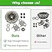 munirater 6DCT250, DPS6 Transmission Clutch Kit with Clutch Fork Kit Replacement for Focus 2012-2019, Replacement for B-MAX 2012-2019
