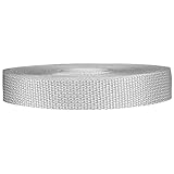 Strapworks Lightweight Polypropylene Webbing - Poly Strapping for Outdoor DIY Gear Repair, Pet Collars, Crafts – 3/4 Inch by 10, 25, or 50 Yards, Over 20 Colors, White, 3/4