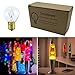 Lava Lamp Bulbs,25 Watt Original Replacement Bulbs for 14.5-Inch/20-Ounce Lava Lamp, High Temp Resistance, High-Output Heat S11 Bulb /120 Volt,Dimmable - Warm White-6 Pack