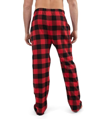 Bottoms Out Men's Flannel Pajama Pants, Comfortable Woven Sleepwear Bottoms, Soft Flannel Sleep Pants, Lounge Pants for Men2