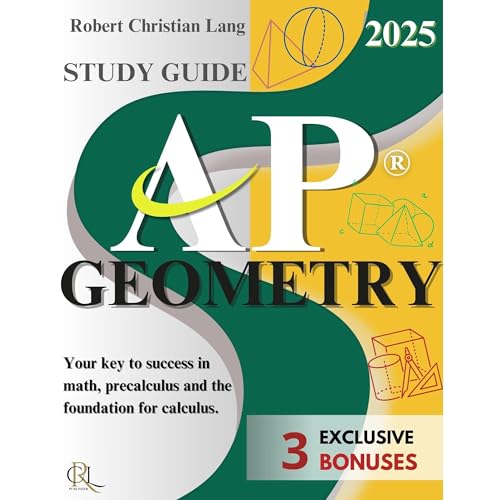 STUDY GUIDE AP GEOMETRY Audiolibro Por Robert Christian Lang arte de portada