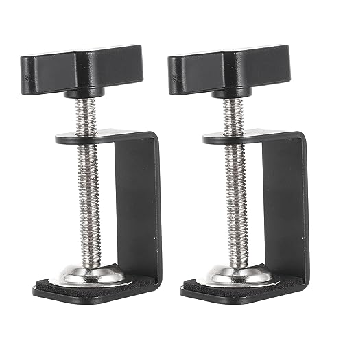 2 Unidades Braçadeiras De Mesa Pequenos Grampos c Braçadeira De Mesa Ajustável Braçadeira De Lâmpada