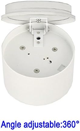 12W Dimmable LED Ceiling Down Light Recessed Mounted Decor Lamp Fixture White Finish Pure White