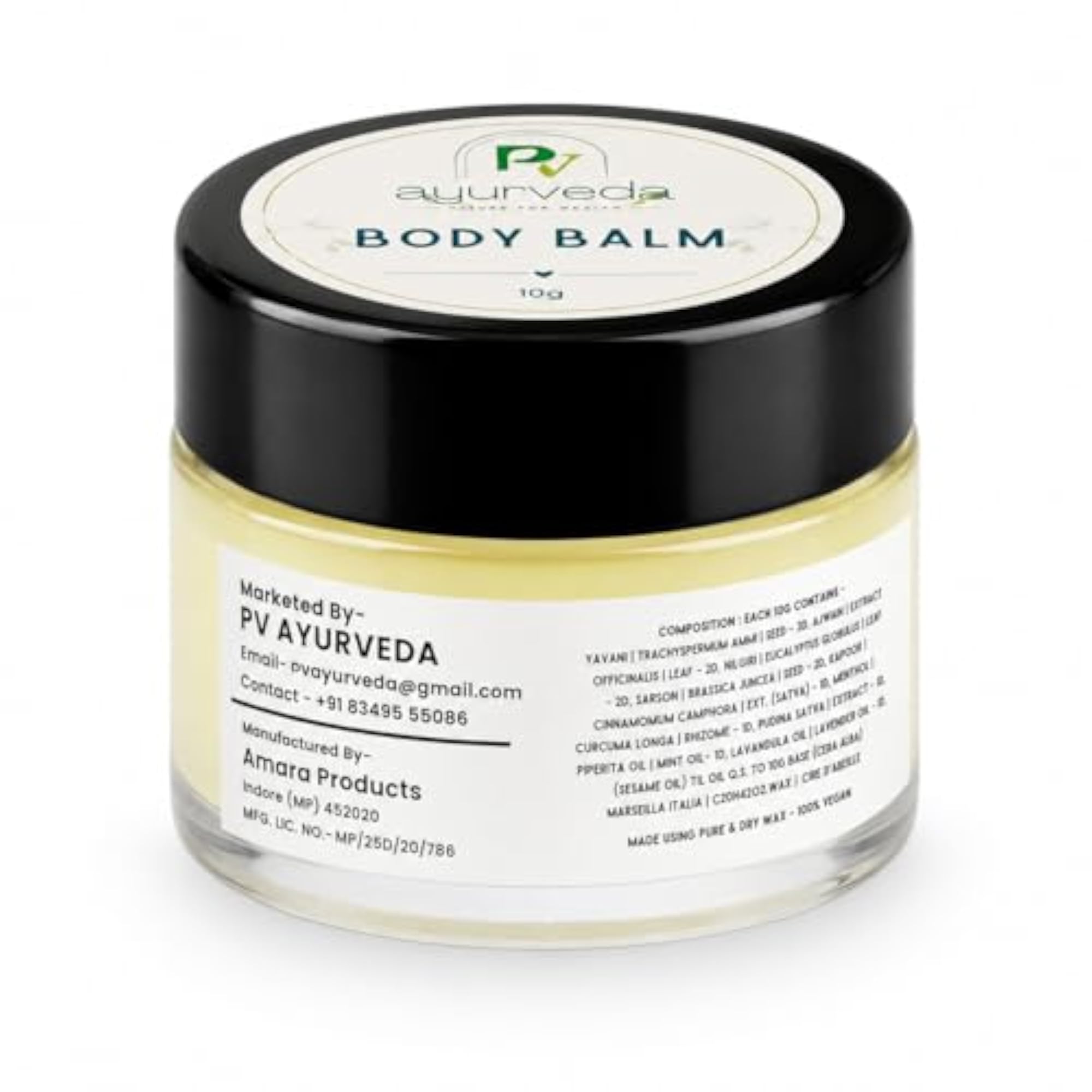 10g Body Balm for Dry Skin & Muscle Relief