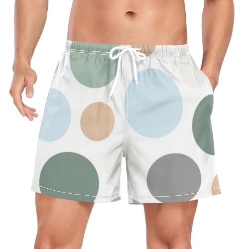 Bañador de secado rápido que evita humedad shorts hombre círculos