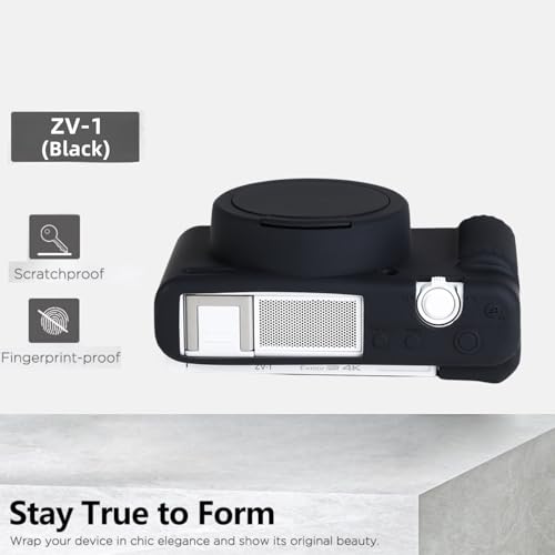 Funda para cámara Sony ZV-1 funda silicona suave negra miniatura 4