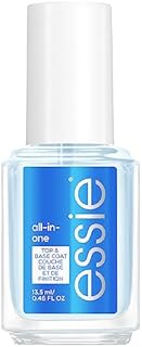 Essie Base/Top Coat all-in-one z olejkiem arganowym, lakierem podkładowym i lakierem wierzchnim, moc i połysk, przezroczysty, 13,5 ml
