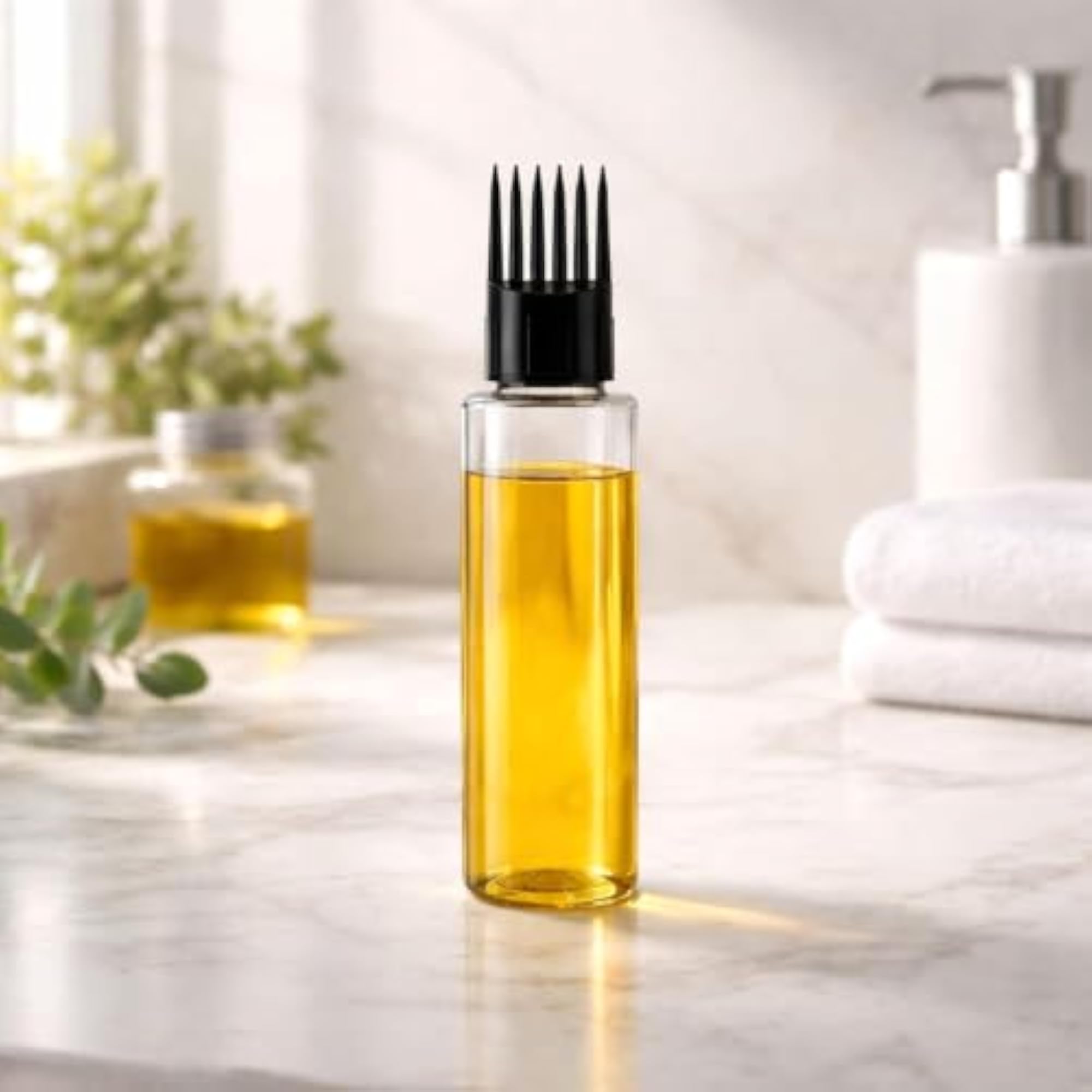 Hair Oil Applicator Bottle, 100 ml, Pack of 2