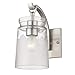 Golden Lighting 1405-1W PW-Cag Travers Sconce-Damp, Pewter