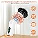 11 in 1 Electric Spin Scrubber Cordless Cleaning Brush 3 Adjustable Angles 2 Adjustable Speeds LED Display Shower Cleaner Brush Supplies Extension Long Handle for Bathroom Floor Tile Toilet Waterproof