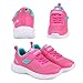 DREAM PAIRS Boys Girls Shoes Kids Tennis EZ-Ons BreezeRunners Running Athletic Walking Sneakers,Size 4 Big Kid,Fuchsia,Contact-K